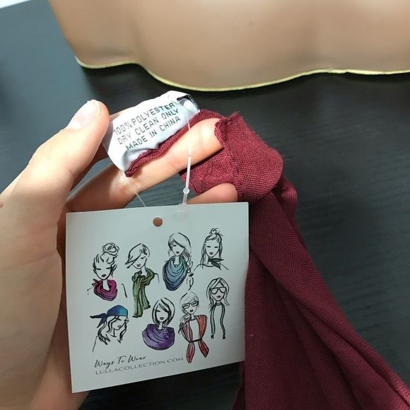 NEW Lulla Collection by Bindya women’s pearl embellished scarf - Picture 4 of 7